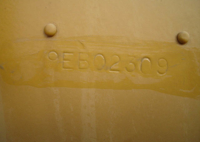 A Yellow Color Painted Metallic Surface