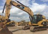 A Yellow Color Cat Excavator Front Claw Arm